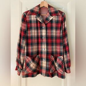 Vintage Plaid Jacket